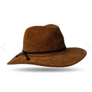 BRITTS KNITS GETAWAY FOLDABLE PANAMA HAT- chestnut